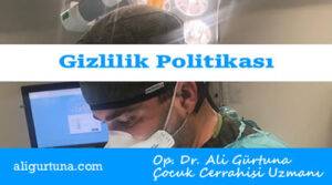 Gizlilik Politikası: aligurtuna.com 2025