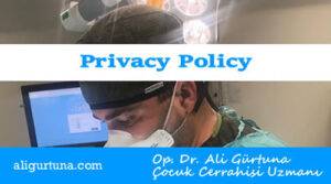 Privacy Policy of aligurtuna.com 2025